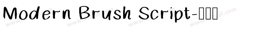 Modern Brush Script字体转换 Modern Brush Script字体转换